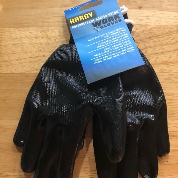 Hardy Accessories - Womens Polyurethane Nylon Work Gloves LG